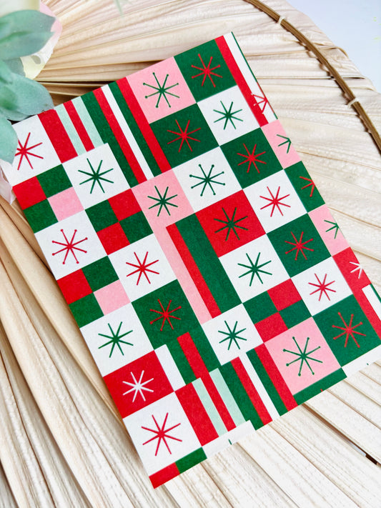 Holiday Starburst Transfer Papers-Large or Small
