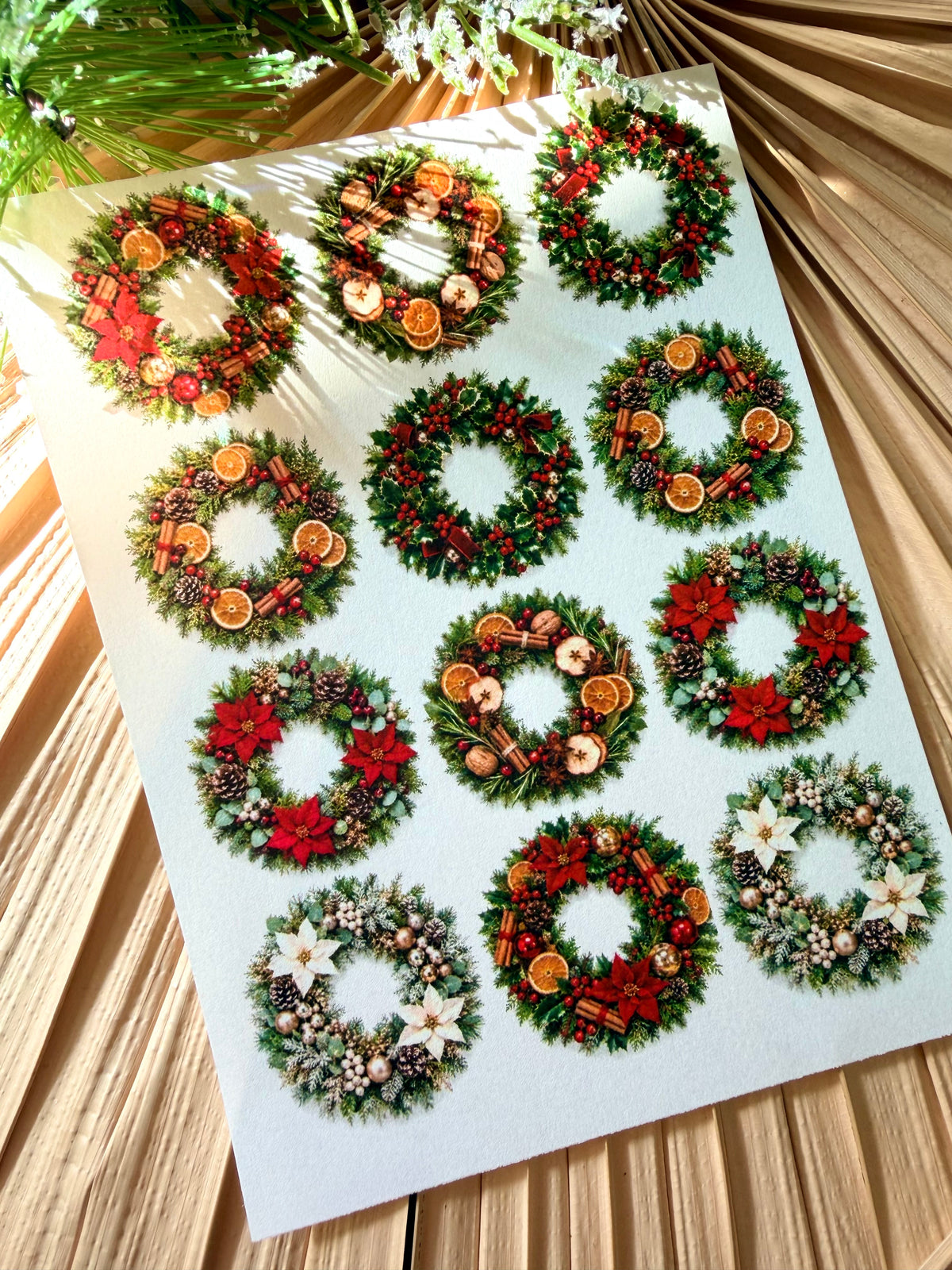 Wreath Transfer Paper & Fitted Cutter