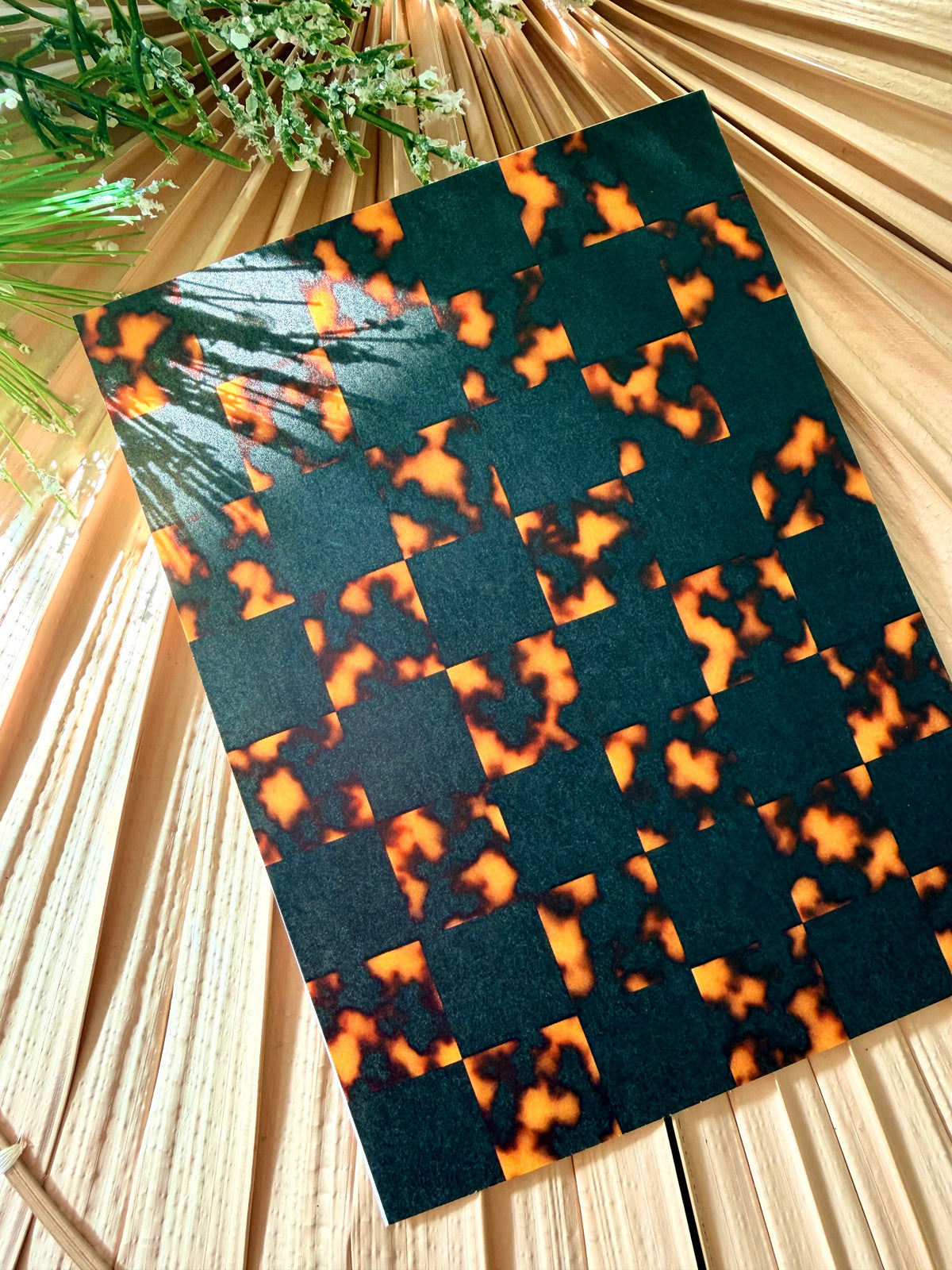 Tortoiseshell Checkerboard Transfer Paper