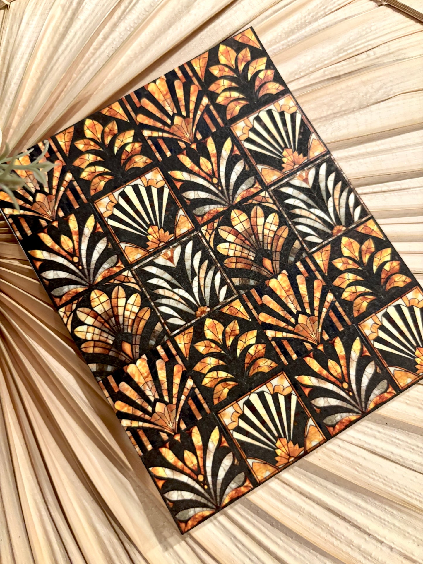 Art Deco Tile Mix Transfer Paper