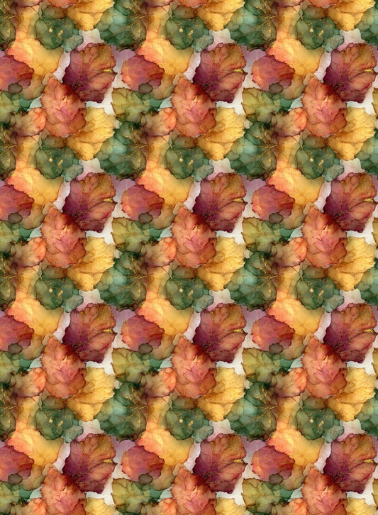 Autumn Leaves B Transfer Paper