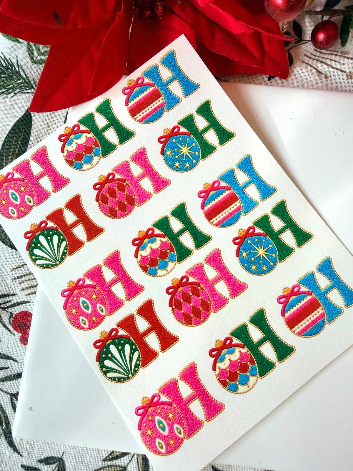 Ho Ho Ho Fitted Cutter & Transfers
