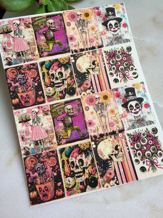 Skele-pop Tile Transfer Paper