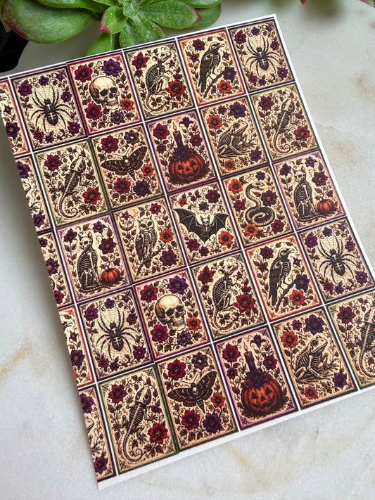 Vintage Creature Tile Transfer Paper