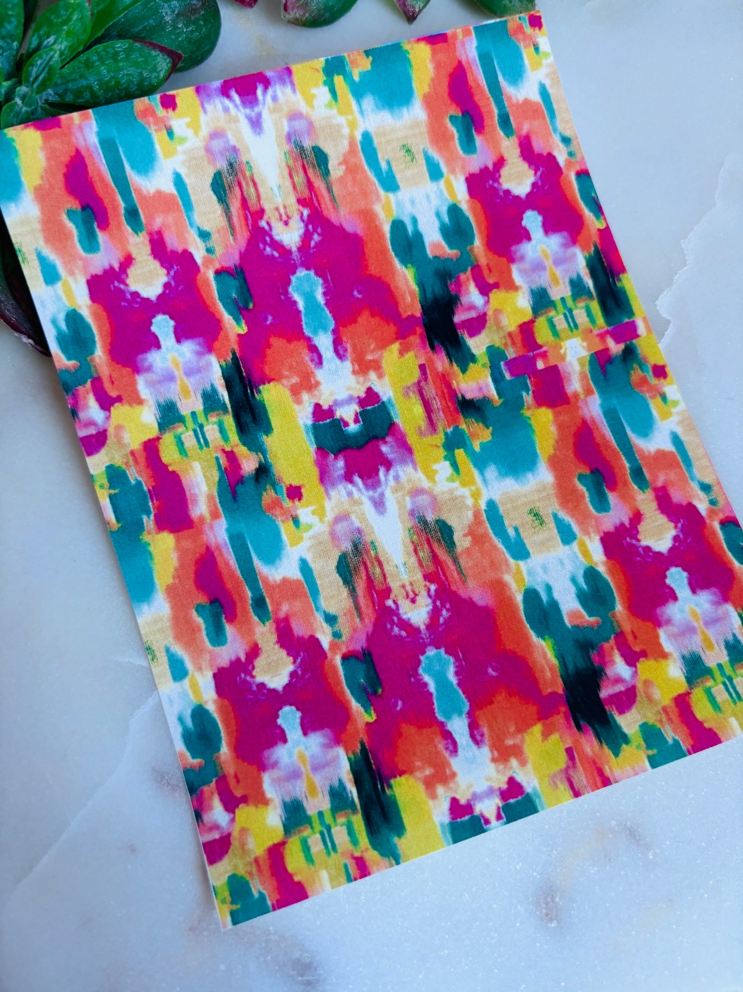 Vibrant Kaleidoscope Transfer Paper