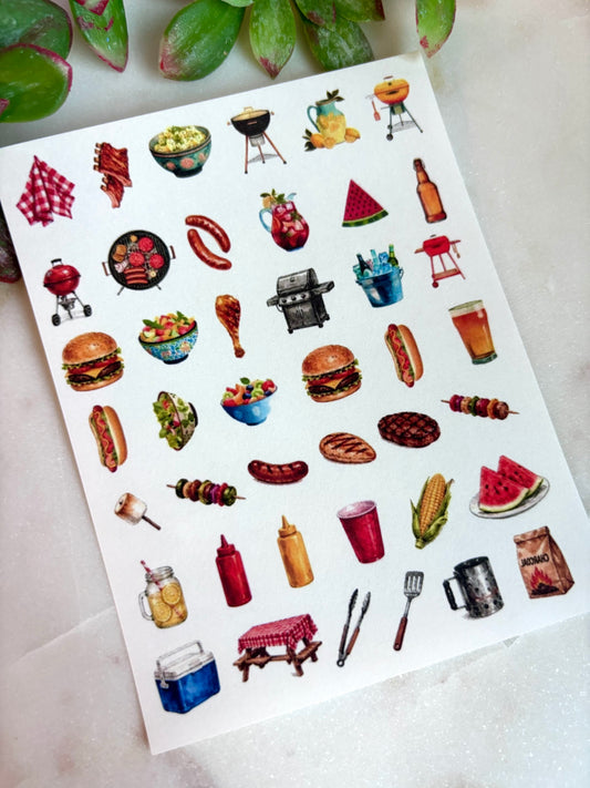 Cookout Charm Transfer Paper