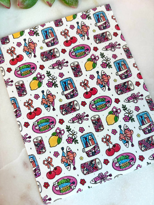 Cutie Sardine Cartoon Transfer Paper
