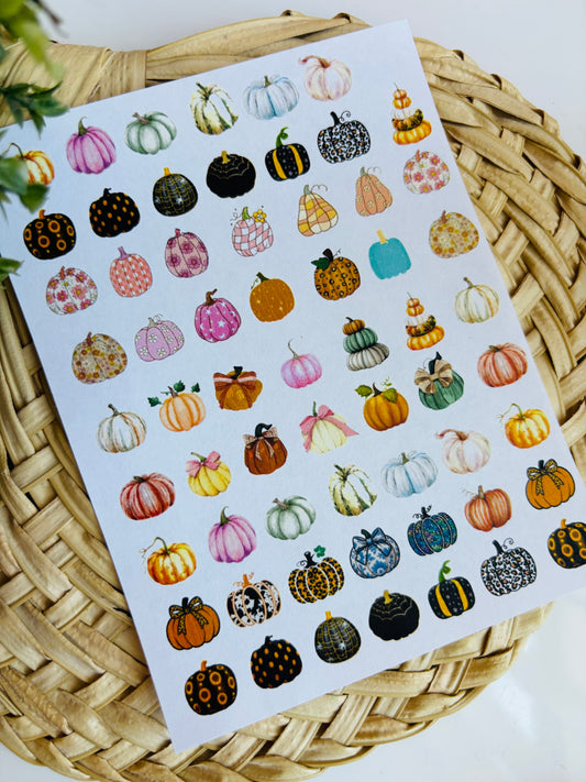 Pumpkin Charms Transfer Paper