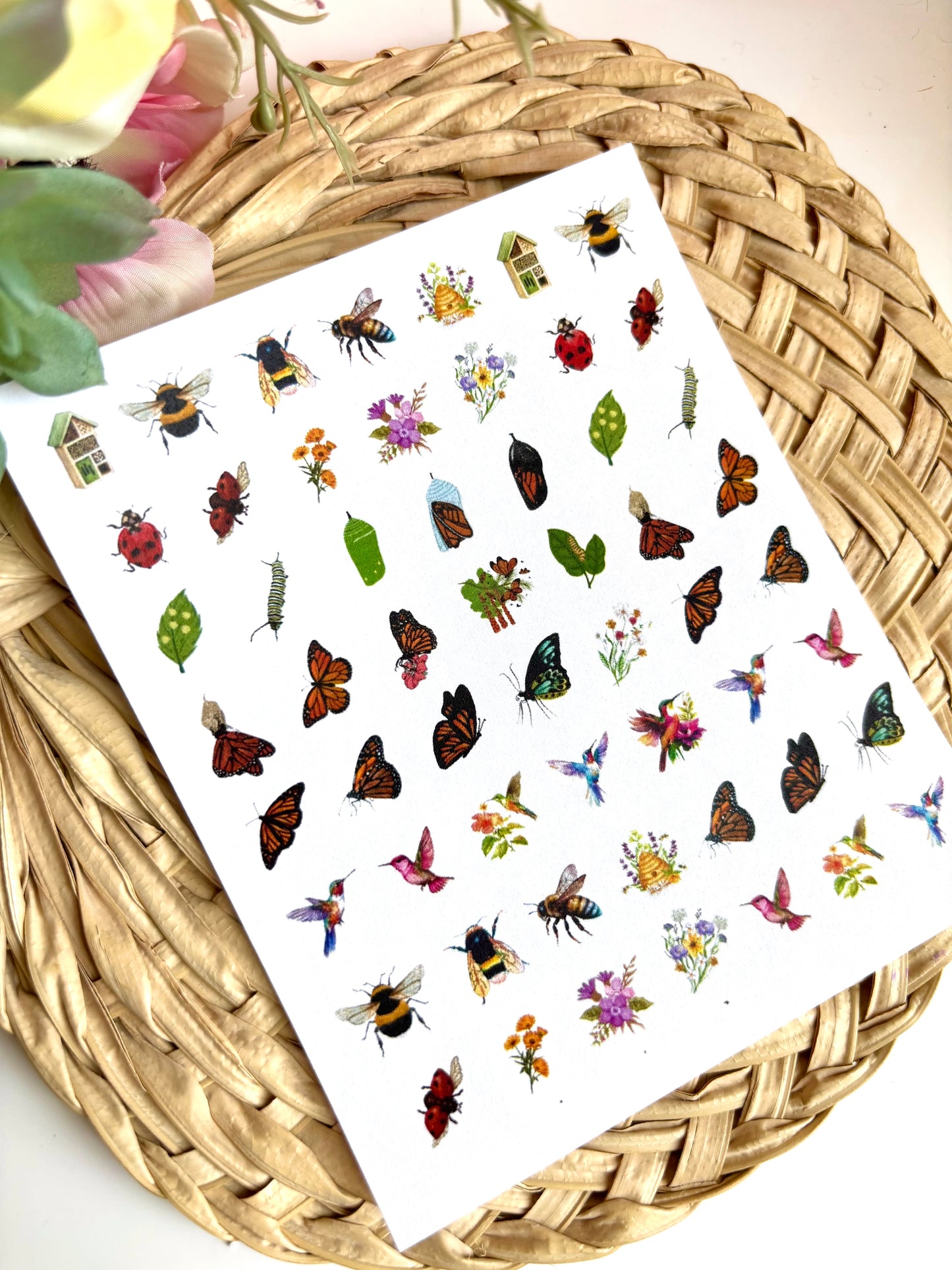 Pollinator Charm Transfer Paper