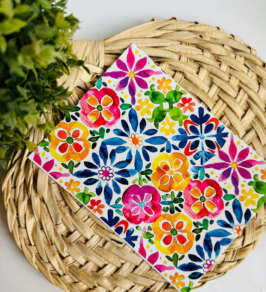 Fiesta Tile Large- Transfer Paper