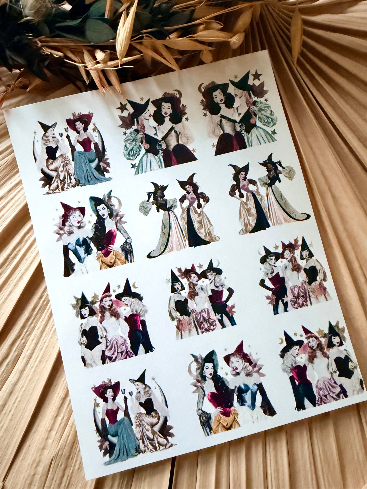 Glam Witches Transfer Paper