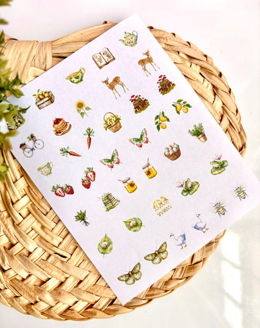 Cottagecore Charm Transfer Paper