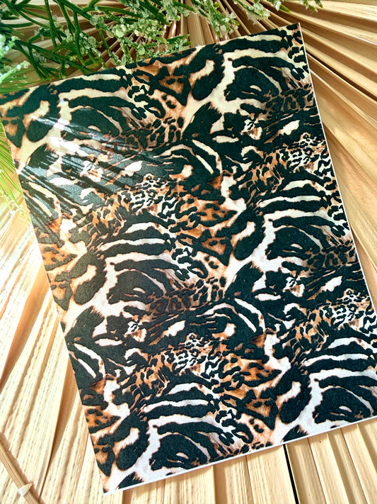 Animal Print Medley Transfer Paper