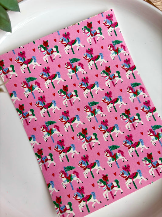 Carousel Ponies Transfer Paper