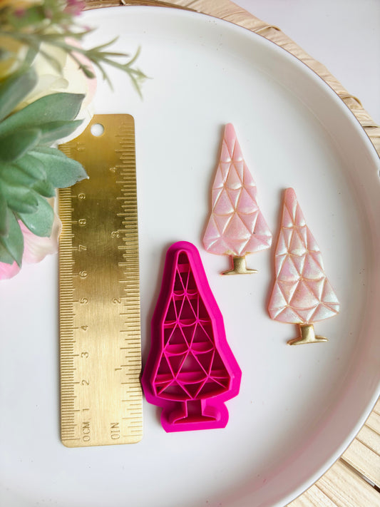 Quilted Tree Clay Cutter