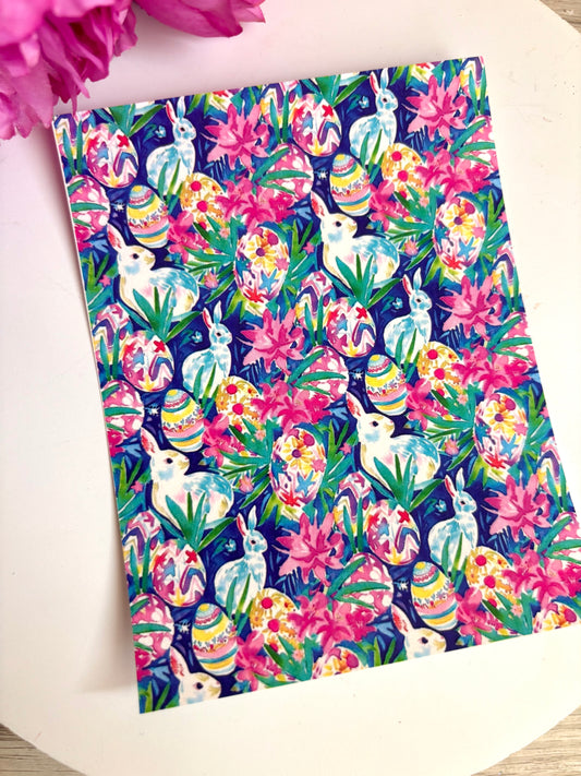 Bunny & Eggs A Transfer Paper