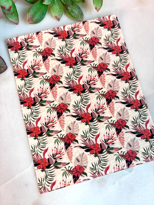 Boho Tropic Transfer Paper