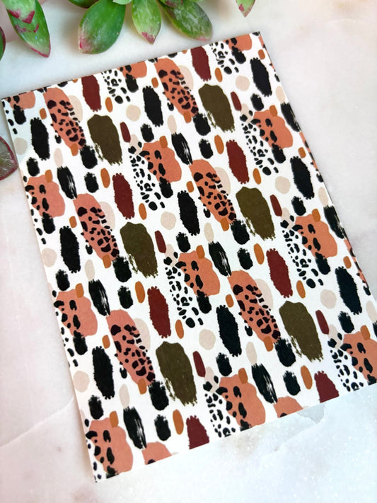 Spotty Dash Animal Print Transfer Paper