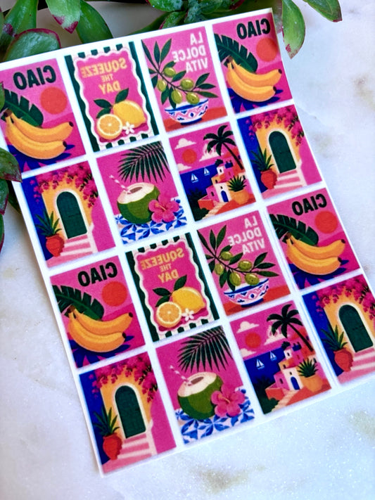 Ciao Banana Tile Transfer Paper