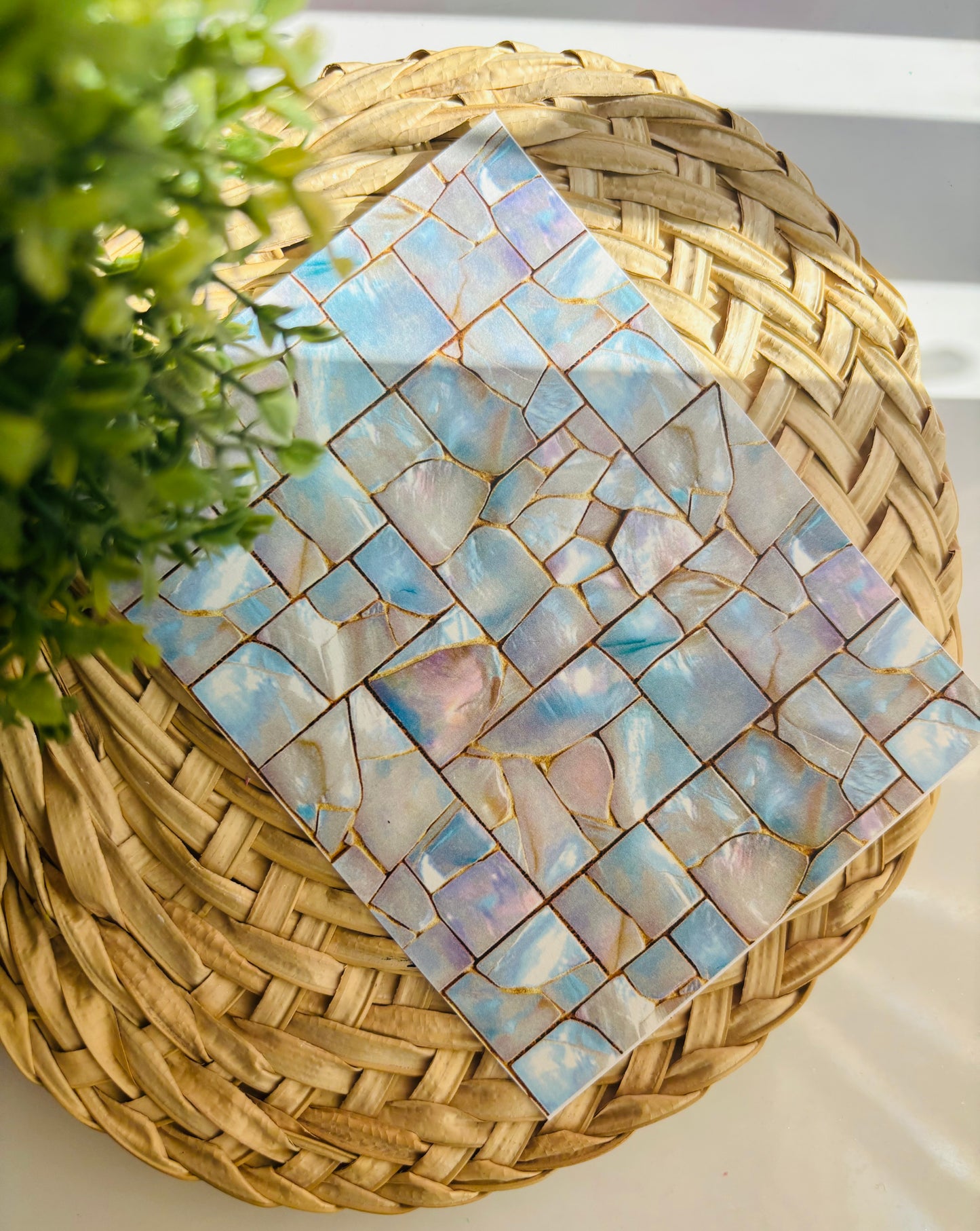 Mother of Pearl Mosaic Transfer Paper