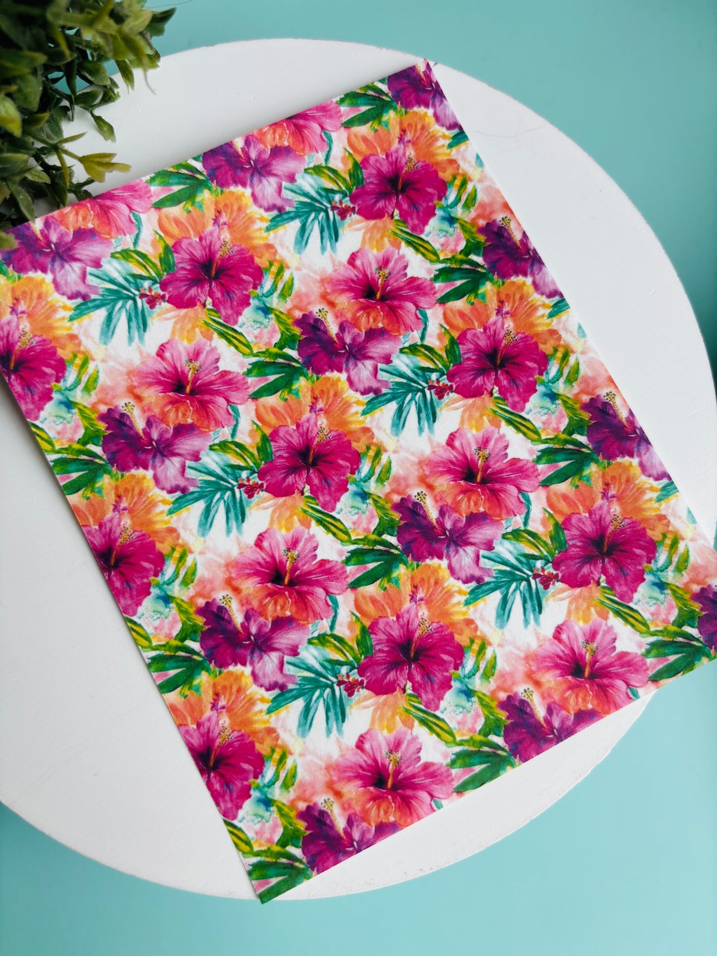 Tropic Florals Transfer Paper