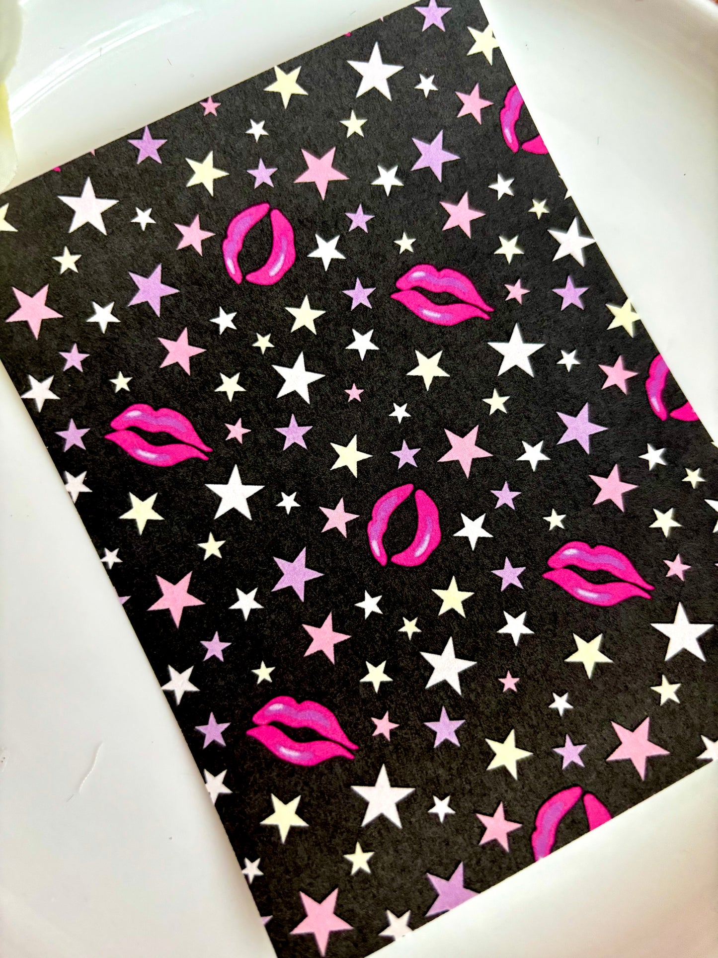 Starry Smooch Transfer Paper