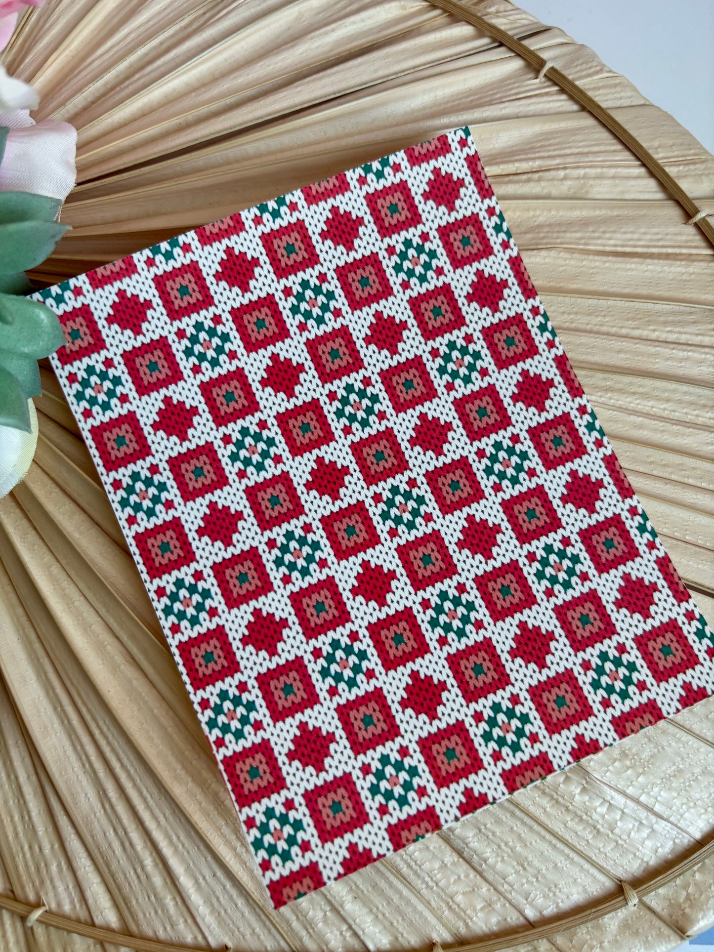 Sweater Check Transfer Paper