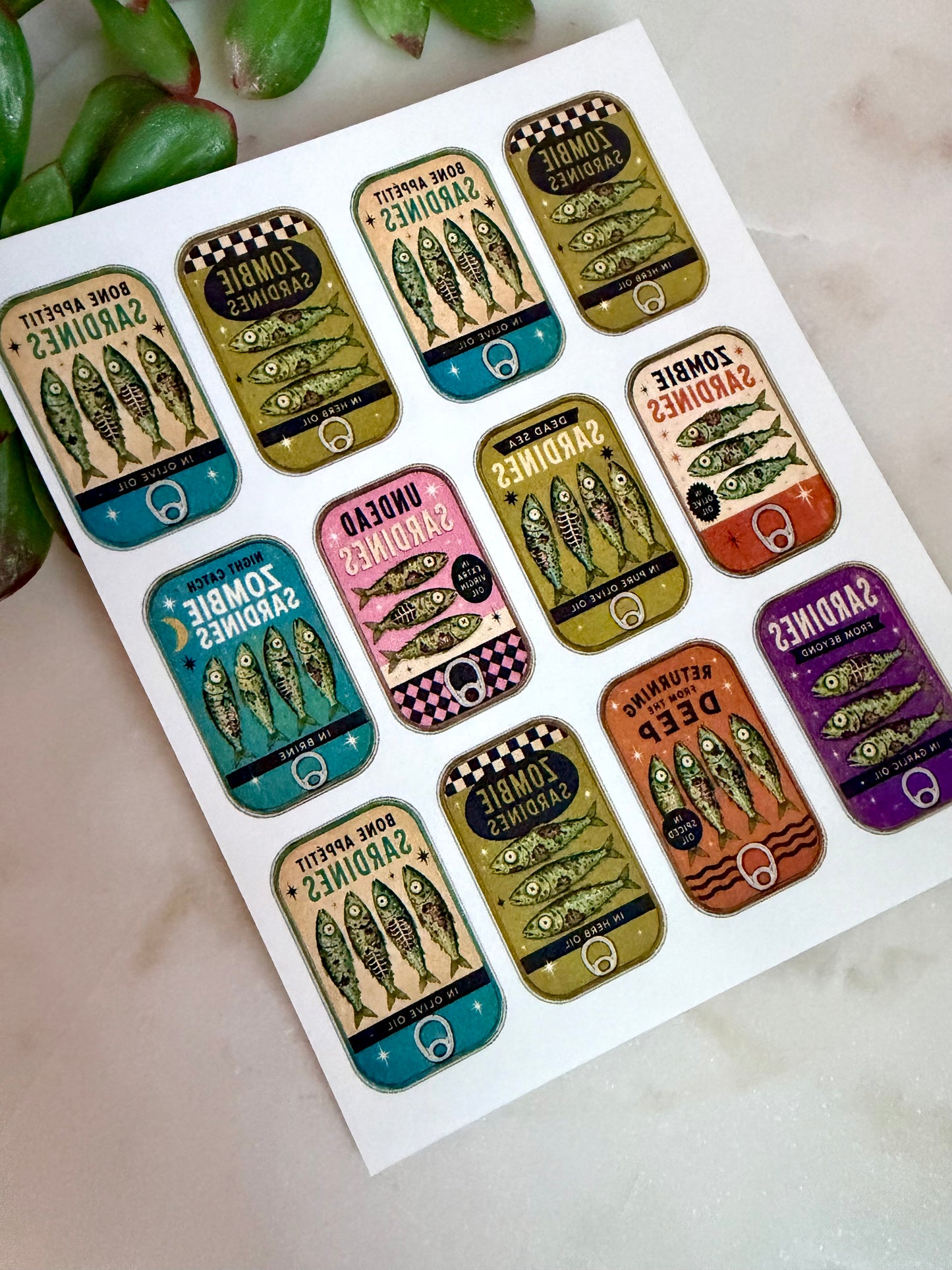 Spooky Sardine Transfer Papers & Cutter
