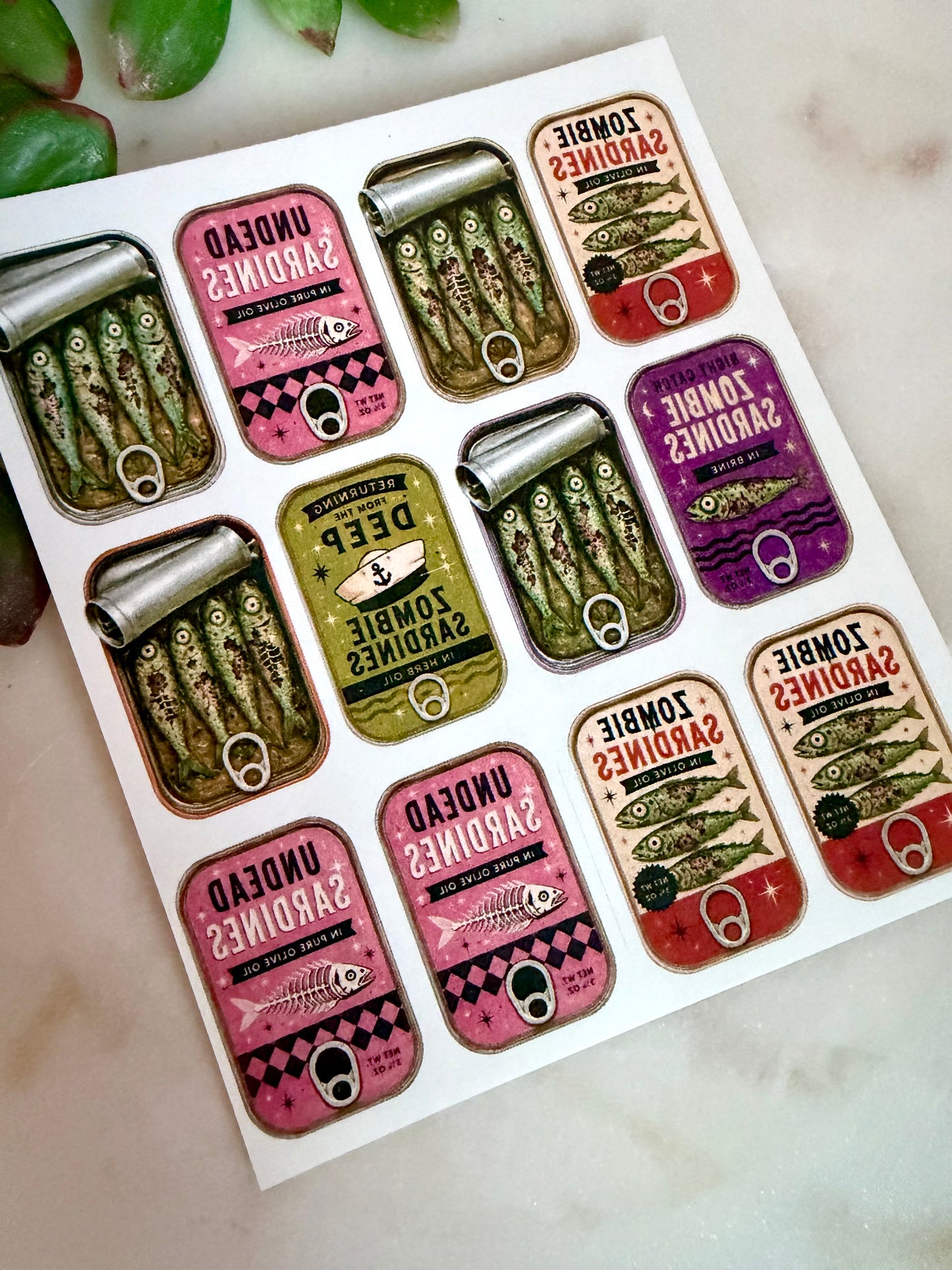 Spooky Sardine Transfer Papers & Cutter