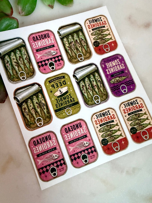 Spooky Sardine Transfer Papers & Cutter