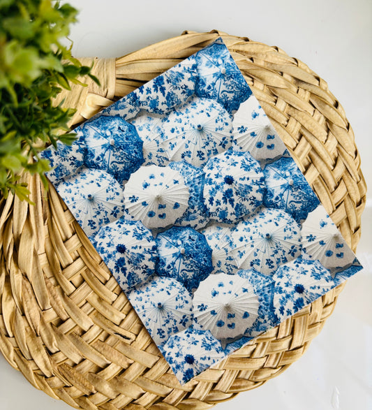 Chinoiserie Parasols A Transfer Paper