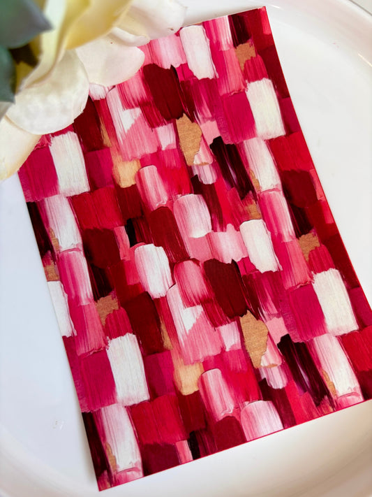 Pinky Brushstroke Transfer Paper