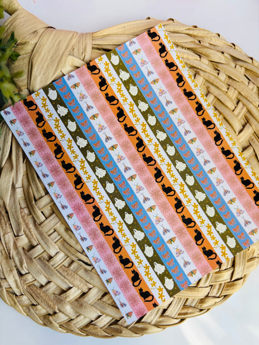 Black Cat Stripe Transfer Paper