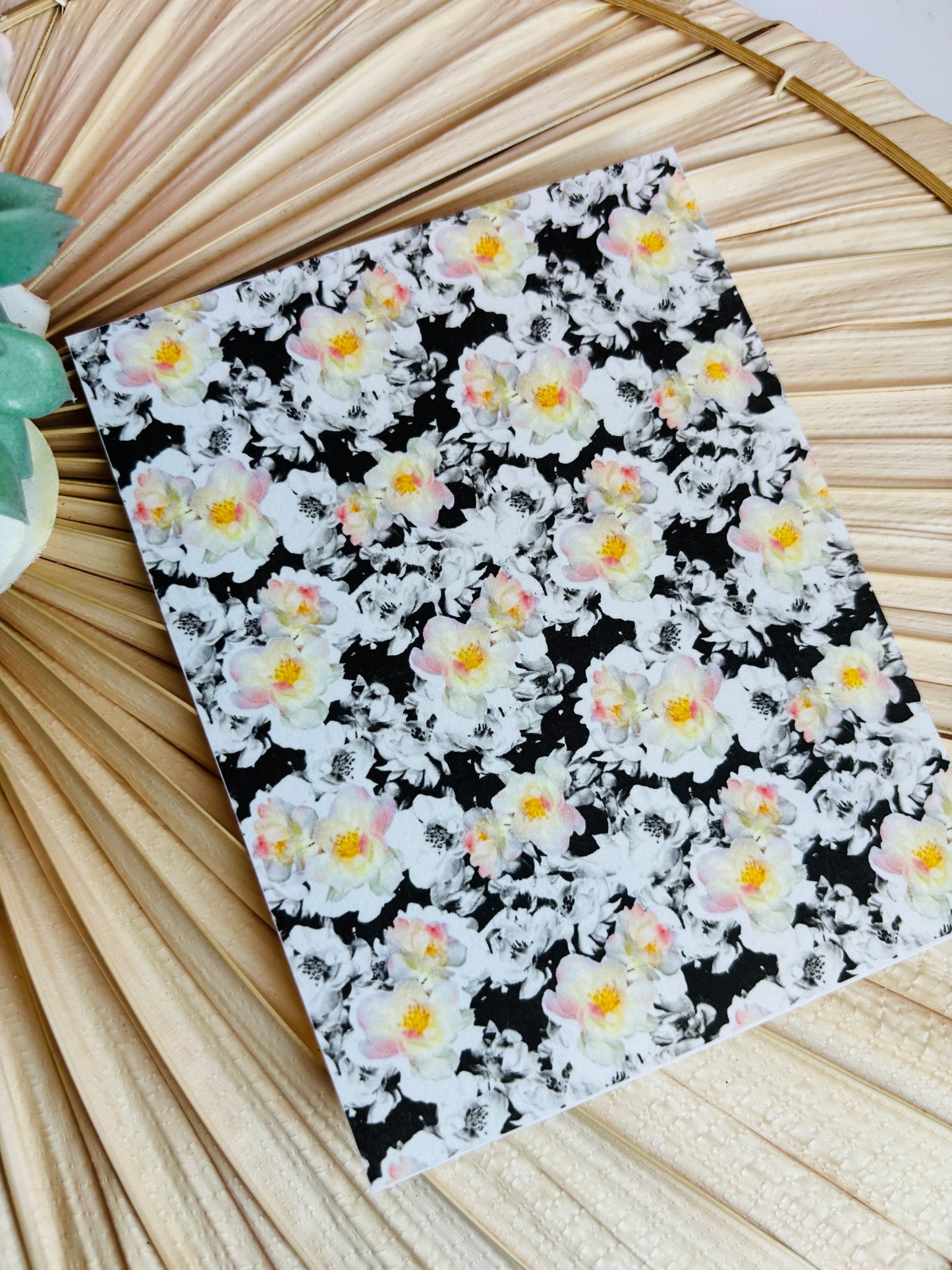 Abstract Floral Transfer Paper