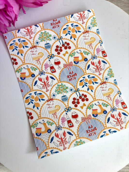 Moped Scallop Transfer Paper