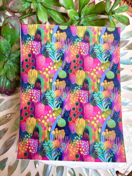 Funky Coral Transfer Paper