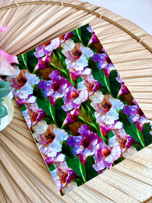 Purple Gladiolus SG Transfer Paper