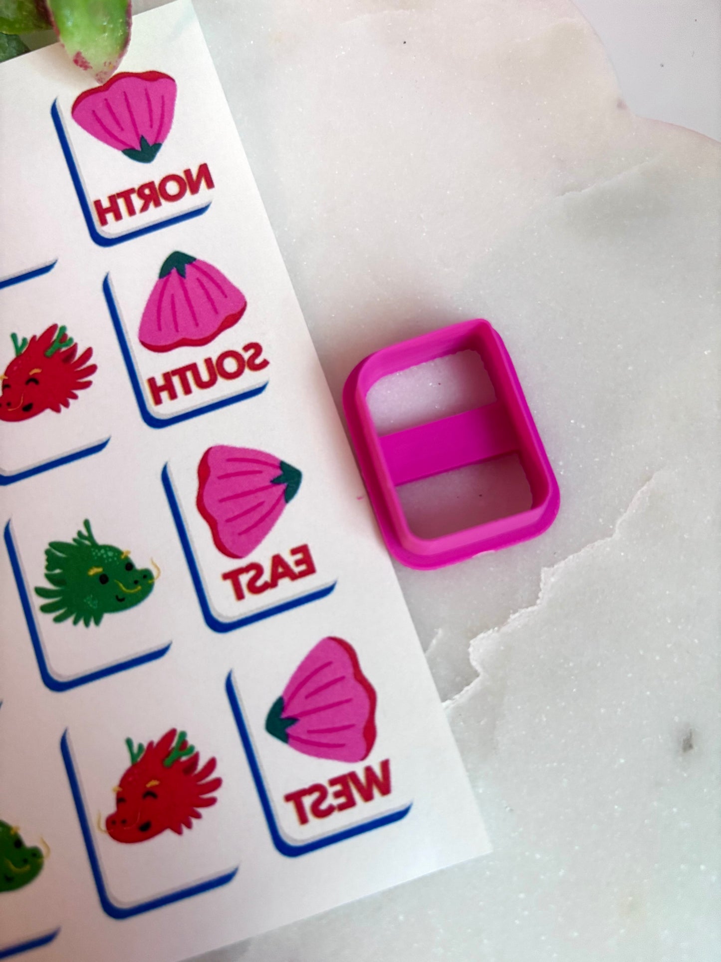 Mah Jong Transfer Paper & Cutter Options