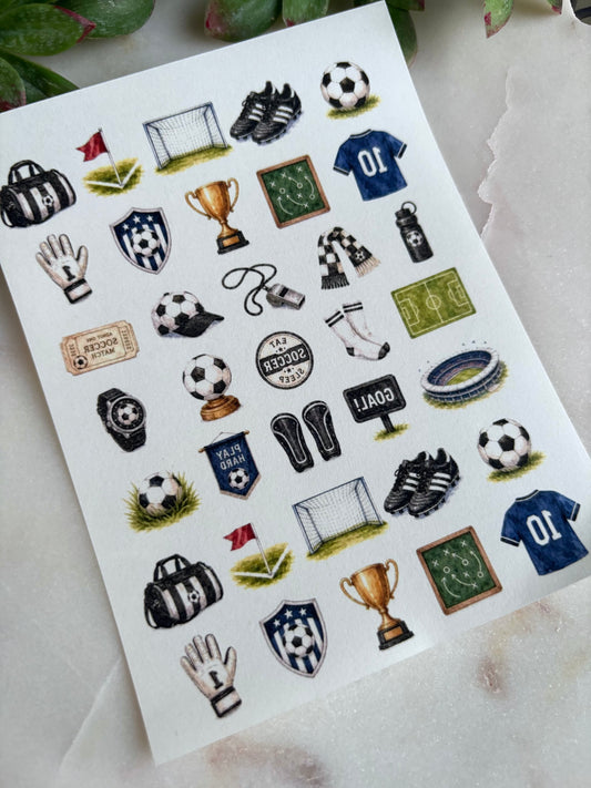 Soccer Charm Transfer Paper