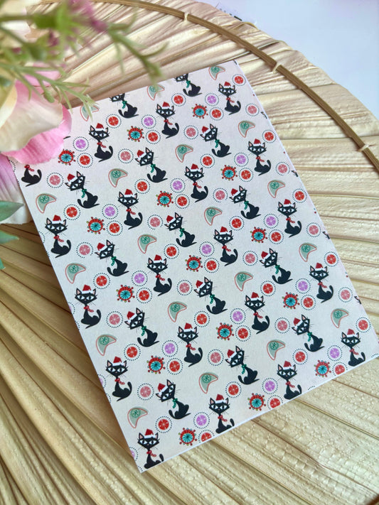 Circles Kitty Ivory Transfer Paper