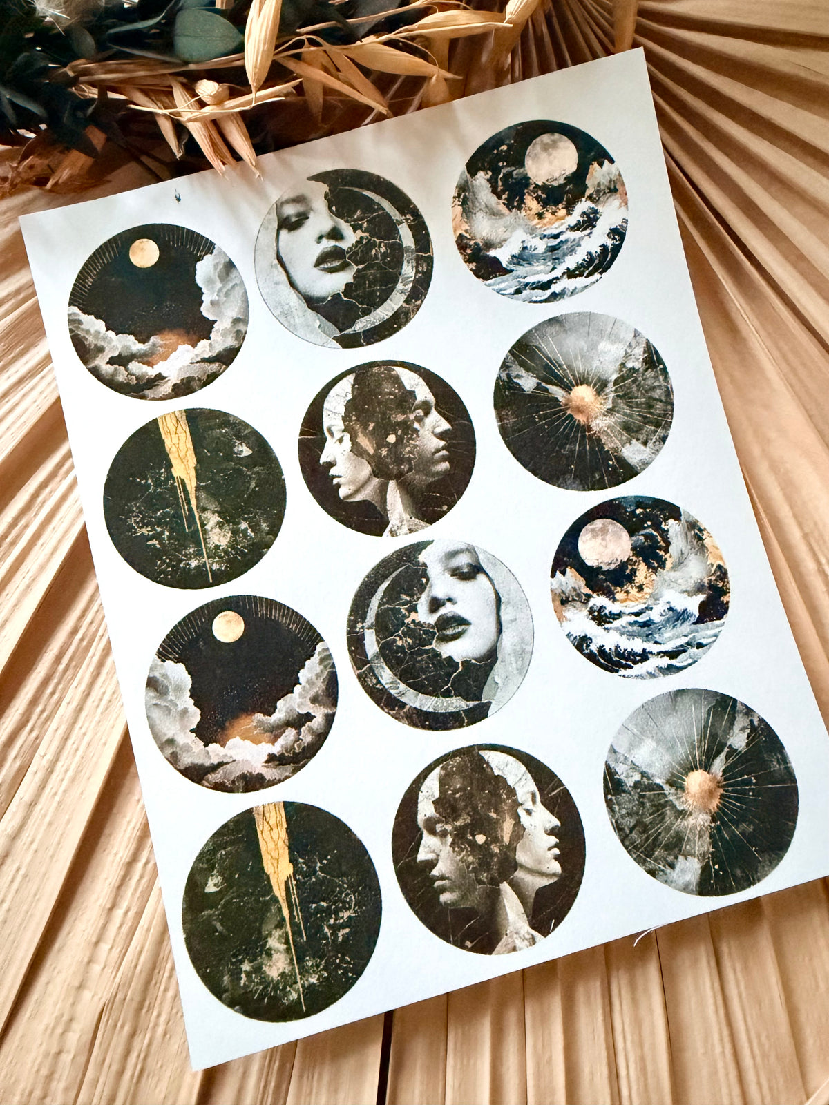 Gothic Circles Transfer Papers