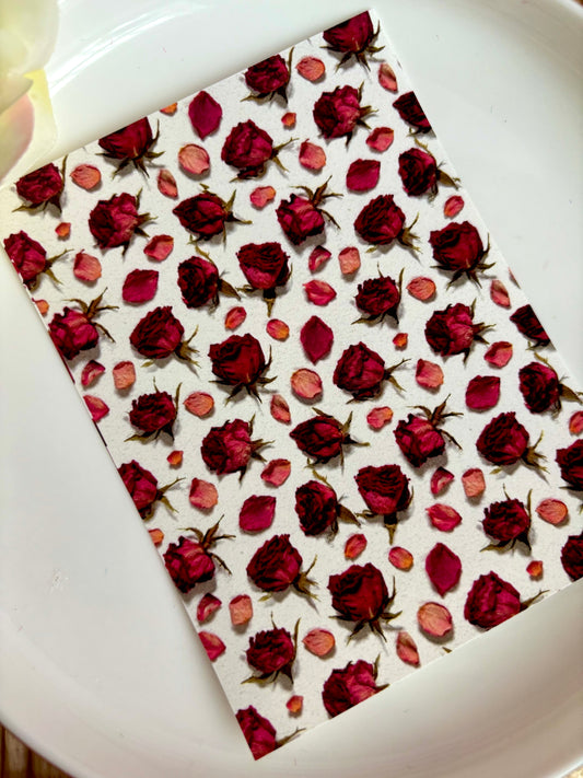 Rosebud Small Transfer Paper