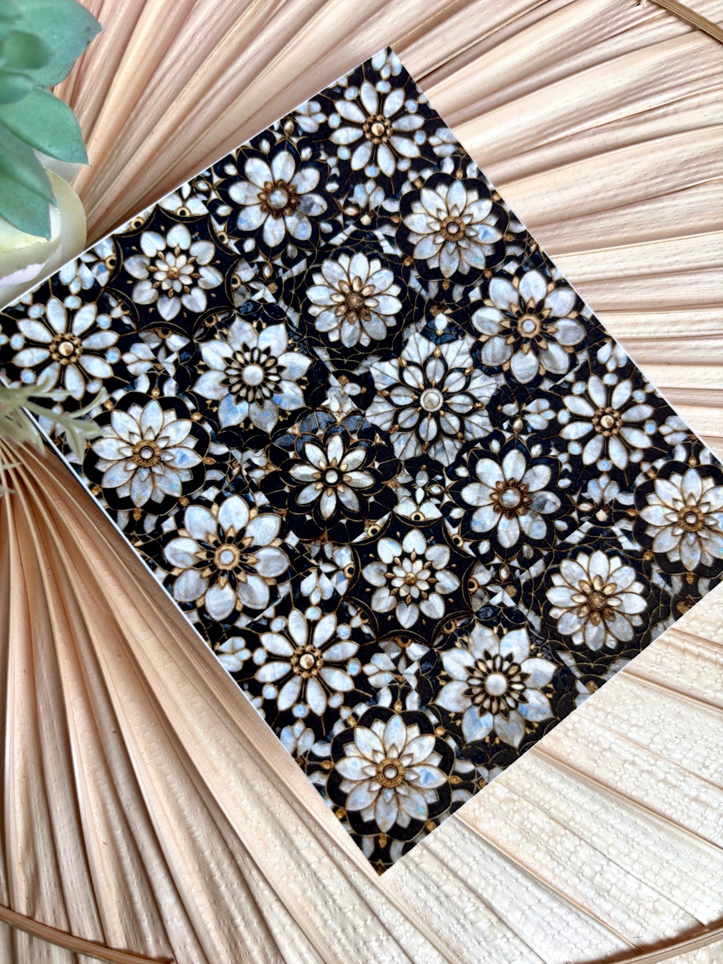 Pearl Brooch Tiles Transfer Paper