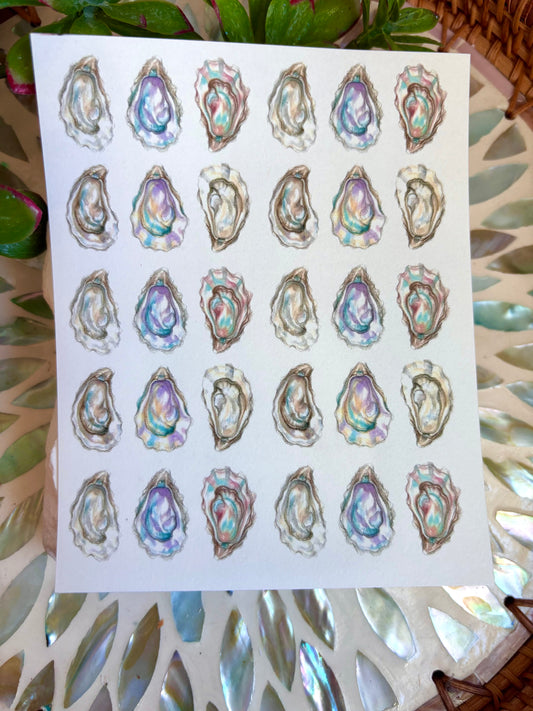 Oyster Charm Transfer Paper