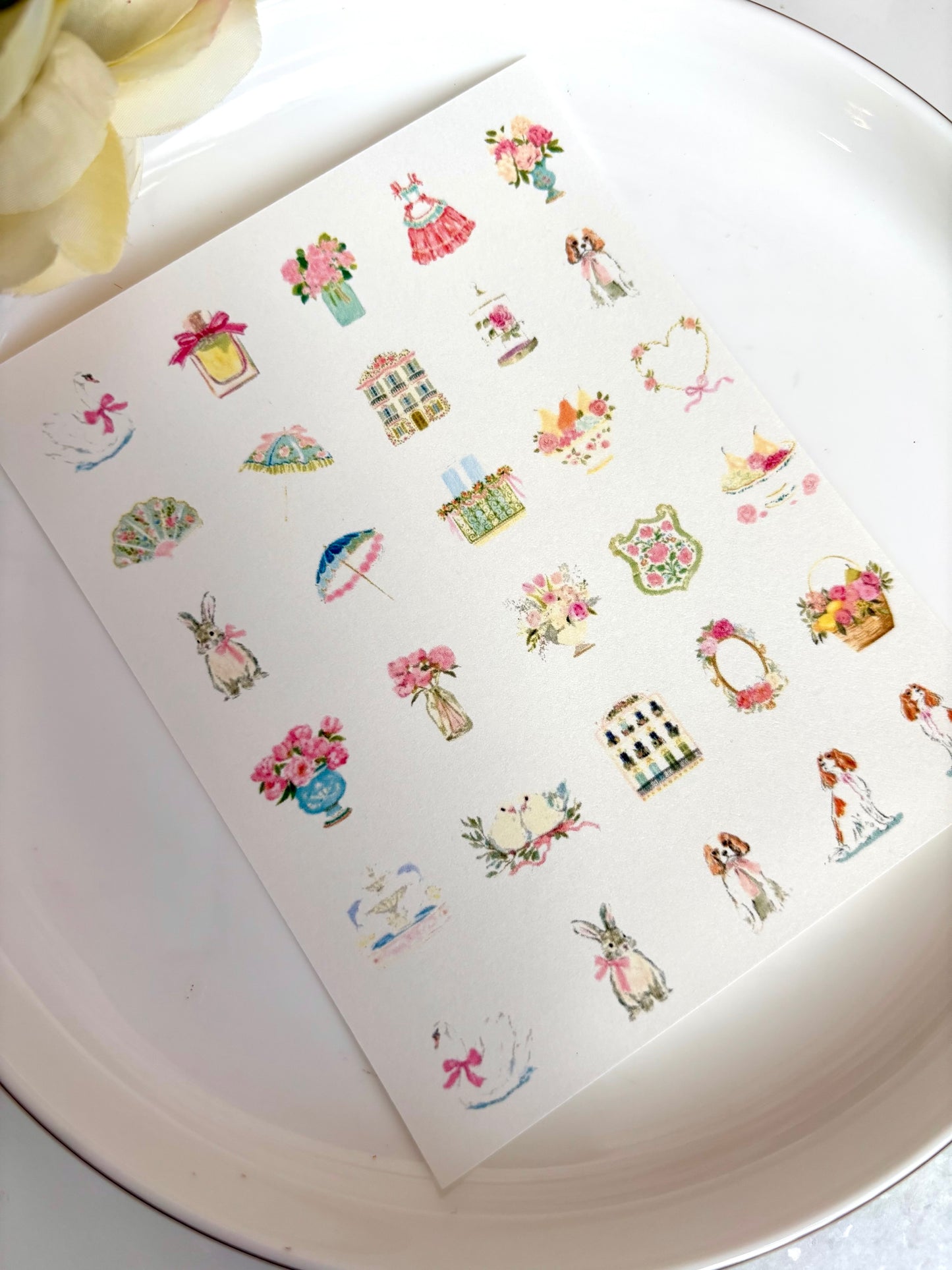 Spring Coquette Charm Paper