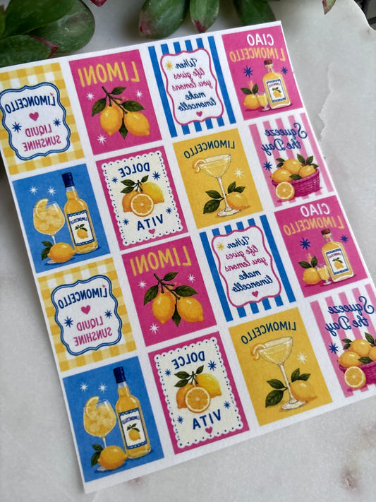 Limoncello Tile Transfer Paper