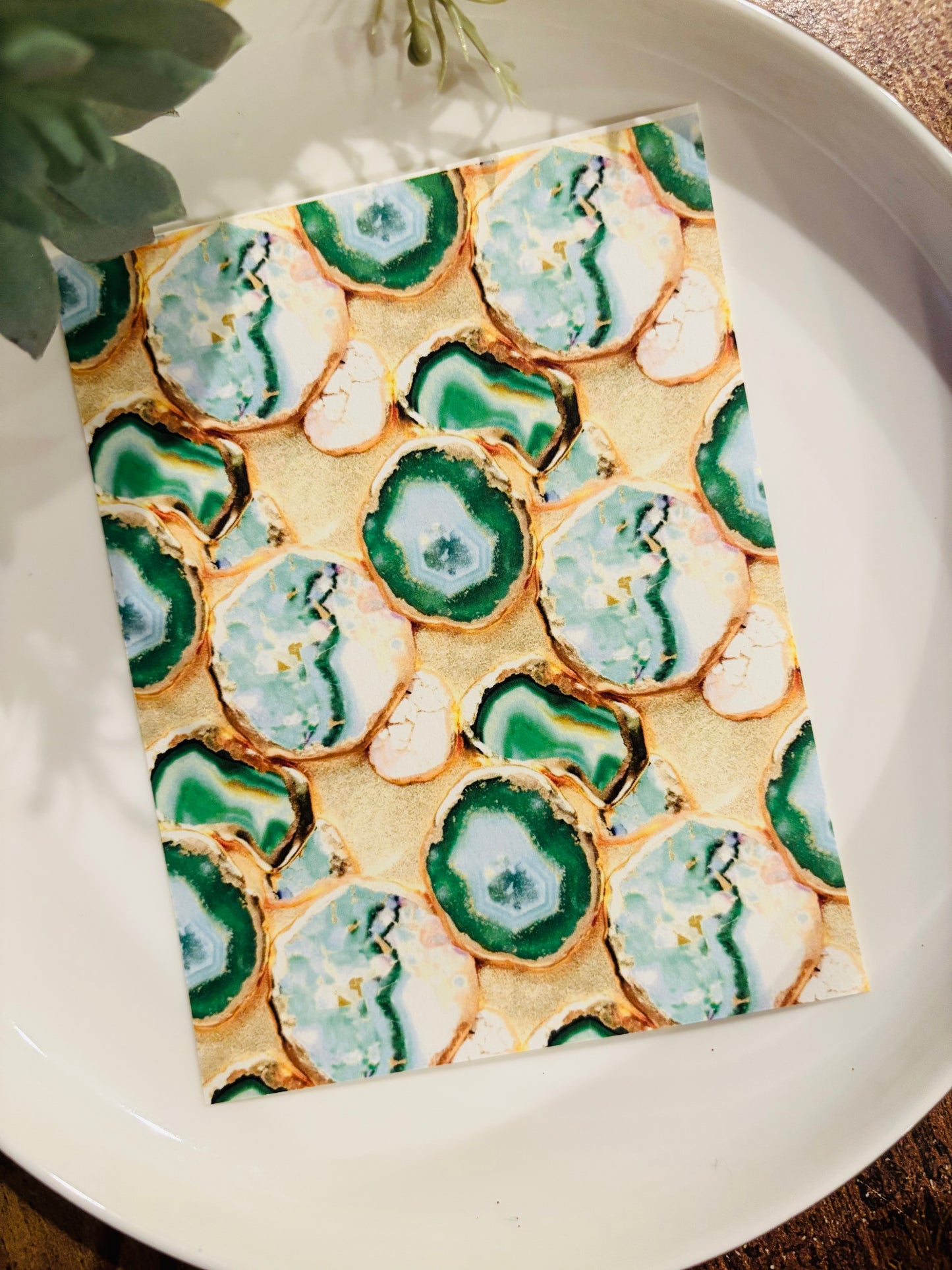 Green Agate 2 Transfer Paper