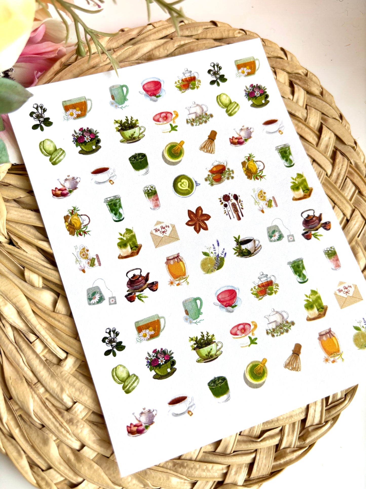 Matcha Tea Transfer Paper