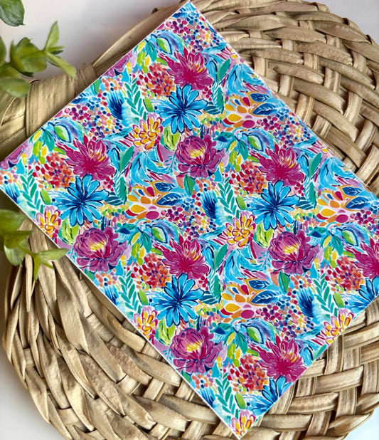 Abstract Floral Transfer Paper