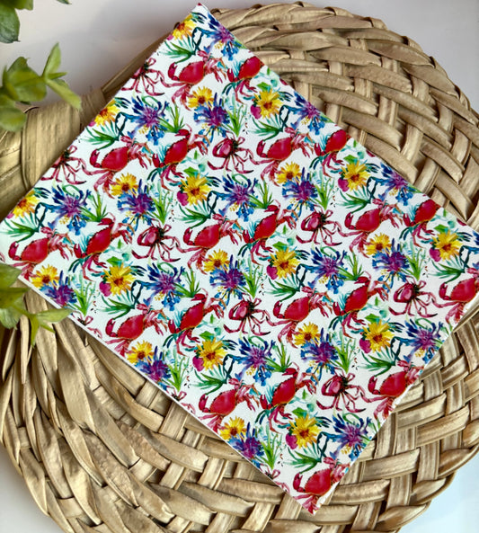 Watercolor Crab 1 Transfer Paper